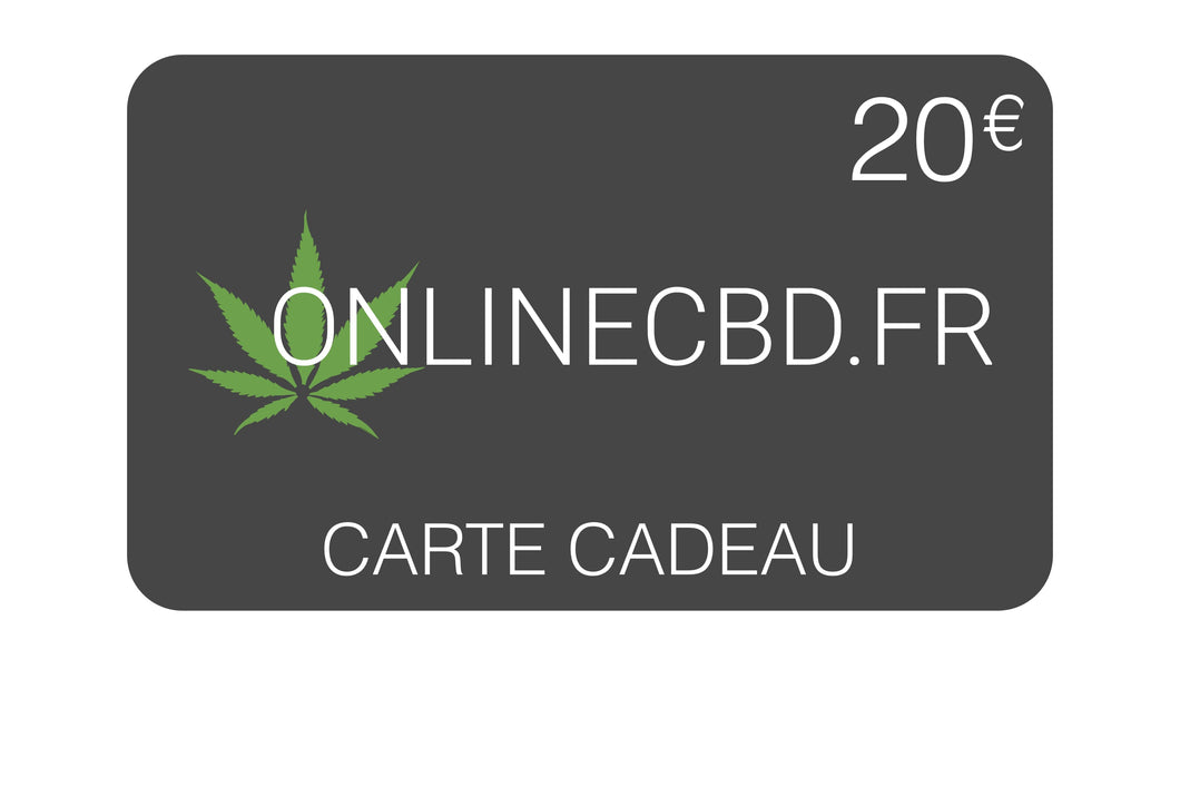 Carte cadeau Onlinecbd.fr